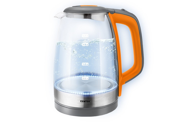 Чайник Cetntek Orange CT-0065  2200Вт 1,7л фото 1 — Posudio