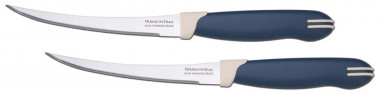 Набор ножей д/помид. цитр 2 шт 10см Мультиколор син. бел TR &mdash; Posudio