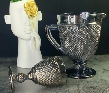 Набор графин 1 л и 6 бокалов 240 мл в под.уп.(х4) 588-497 — Posudio