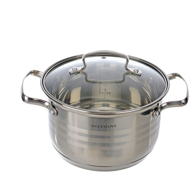 HM 51128 Кастрюля нерж.сталь  10л.(26см.) фото 1 — Posudio