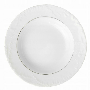 Тарелка глубокая 22,5см Cmielow Rococo gold 3006033 — Posudio