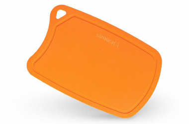 Доска термопластиковая 380х250х2мм Samura оранж &mdash; Posudio