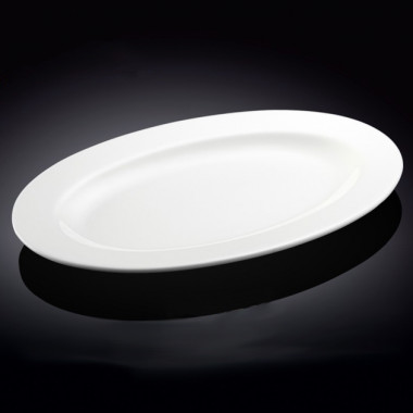 Акция 3+1 Блюдо овал.10*26см с полями (Wilmax) Подарок &mdash; Posudio