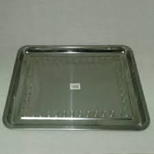 Поднос нерж. прямоуг. 33*22см. &mdash; Posudio