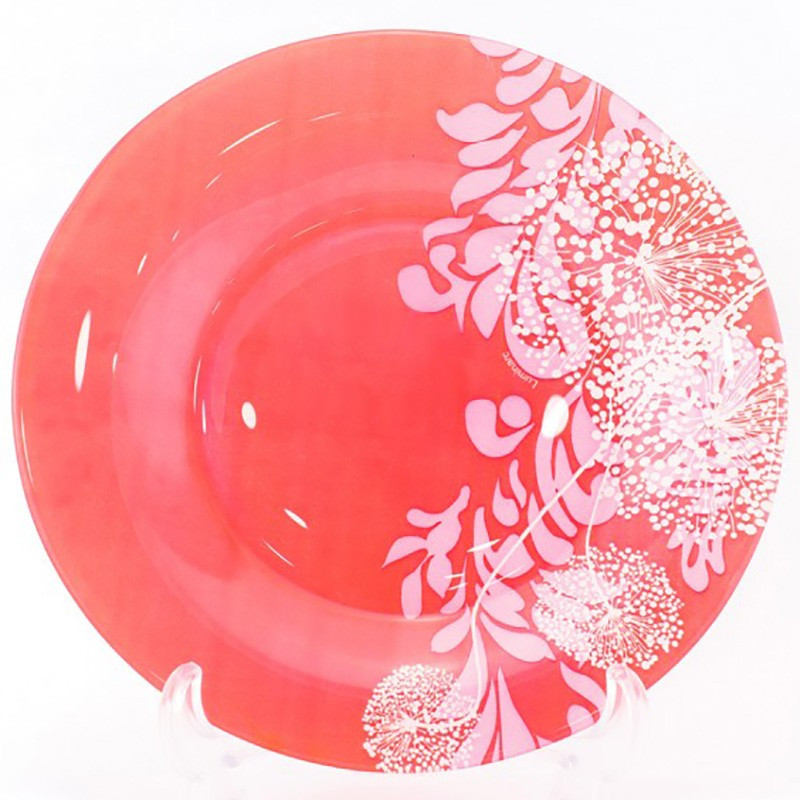 Десертная тарелка 19см Luminarc Piume Pink J5562 фото 1 — Posudio