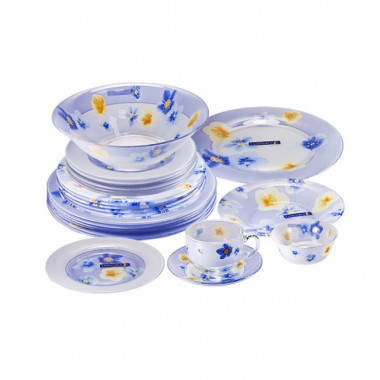 Столовый сервиз 66пр. 6перс Luminarc Poeme Blue J6520 &mdash; Posudio