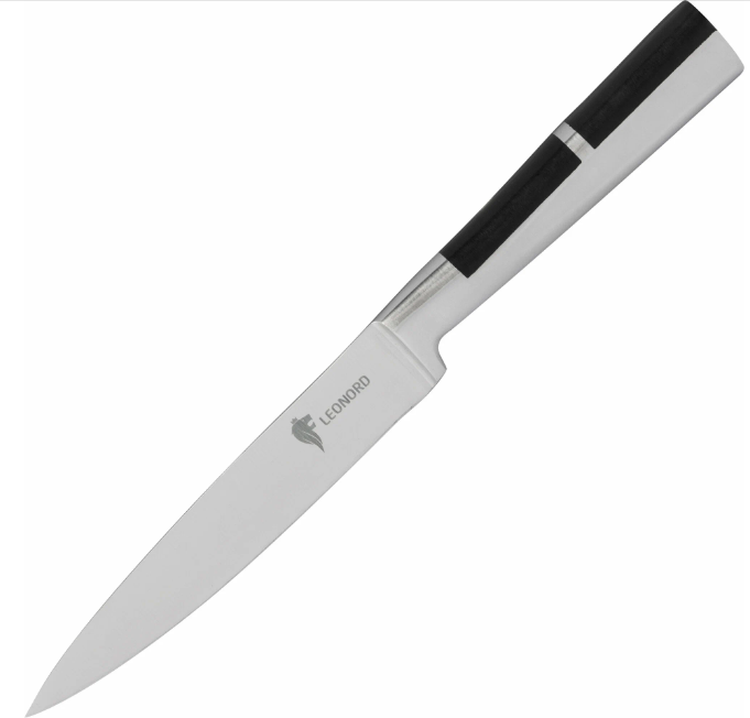 Нож универсальный цельнометаллический с вставкой из АБС пластика PROFI 12,7см. фото 1 — Posudio