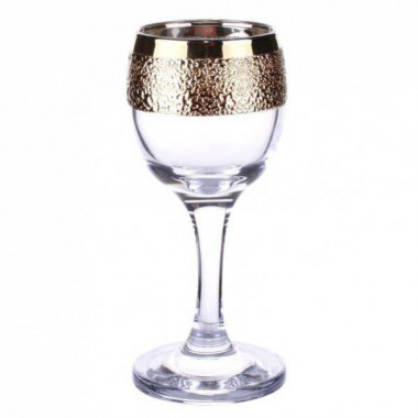 Набор бокалов 6шт. с рис. &quot;Золотой карат&quot; (Гусь Хрустальный) KAV22-134 — Posudio