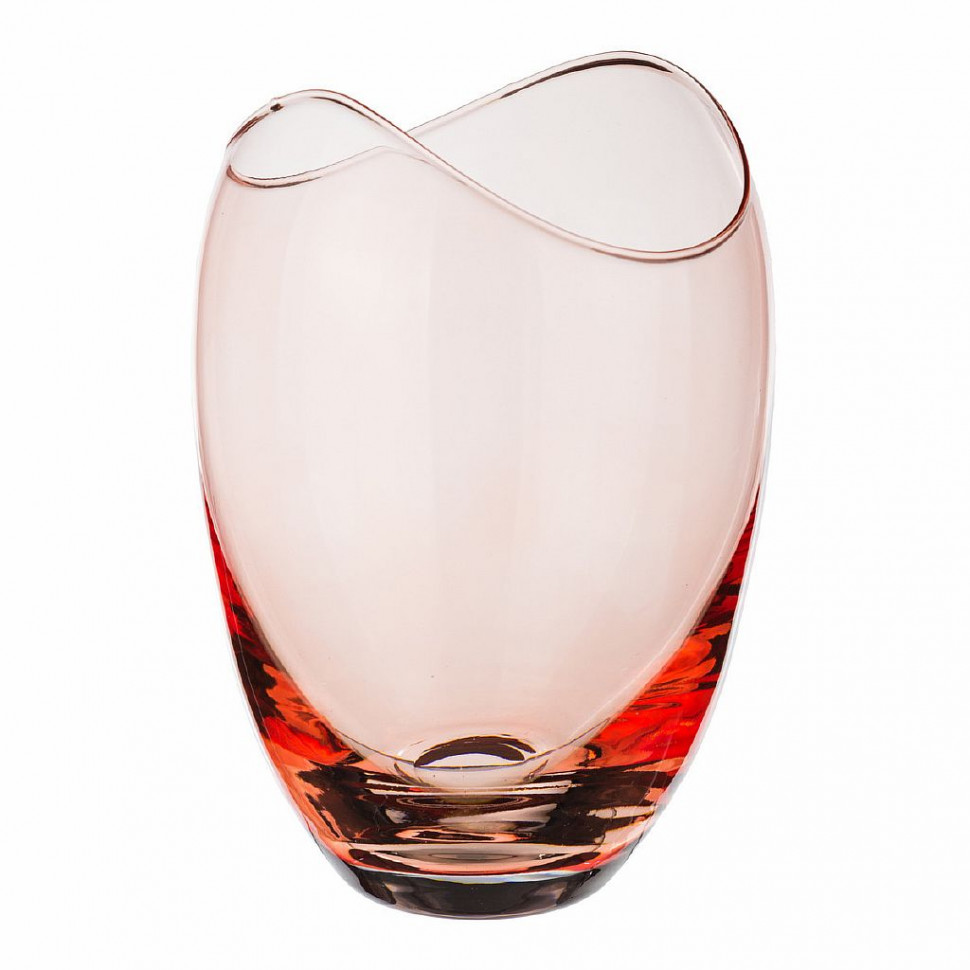 Ваза 180мм Crystal Bohemia Гондола красная 82591/180/382050 фото 1 — Posudio