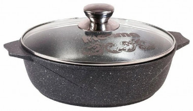 Жаровня 6л. Гранит black — Posudio