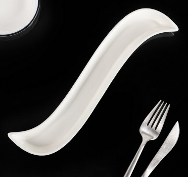 Блюдо для оливок "Серпан" 26х9х3 см &mdash; Posudio