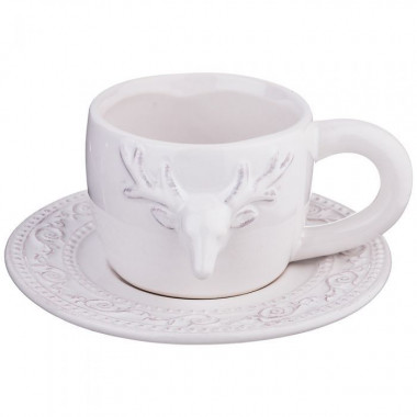 Чайный набор на 1 персон 300мл Северный олень — Posudio