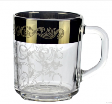 Набор кружек 6пр "Green Tea" ГН Вдохновение с ручк. &mdash; Posudio