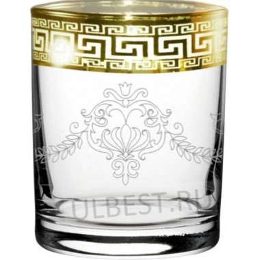 Набор стаклянный  д/виски 6шт "Барокко" (Гусь Хрустальный) EAV63-405 &mdash; Posudio