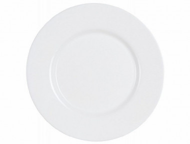 Тарелка обеденная ДИРЕКТОР БЕЛЫЙ 24см &mdash; Posudio