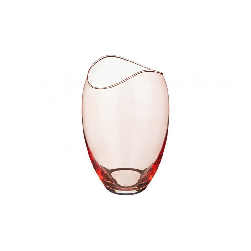 Ваза 255мм Crystal Bohemia Гондола красная 82591/255/382050 фото 1 — Posudio