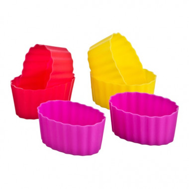 Набор силиконовых форм для выпечки 6шт. 7см. &mdash; Posudio
