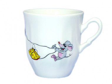 Кружка школьная  250см. "Кошки-мышки" &mdash; Posudio