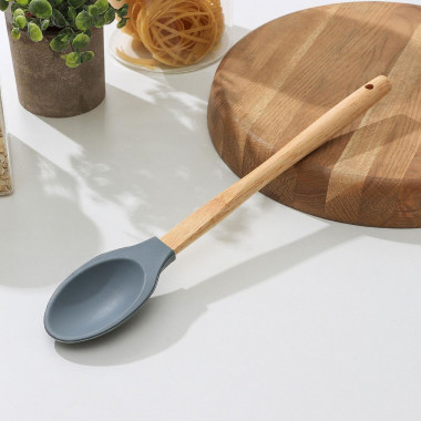 Ложка «Бамбук», 34 см, цвет МИКС — Posudio