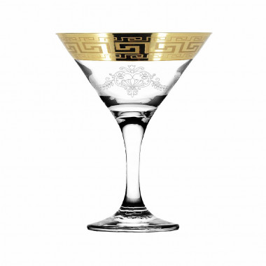 Набор 6 бокалов для мартини с рис &quot;Барокко&quot; EAV63-410 — Posudio