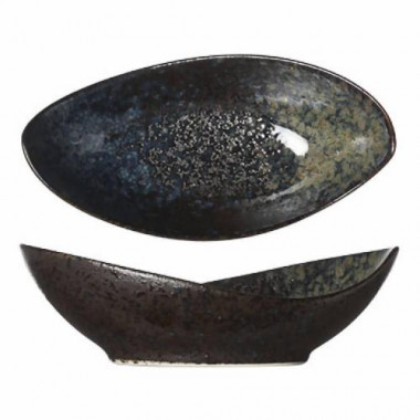 Чаша овальное 100х50х30мм Black Yoru, 9633609 &mdash; Posudio
