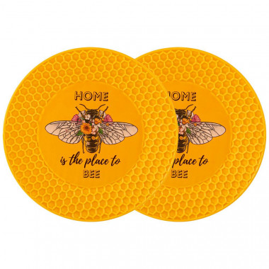 Набор тарелок закусочных"HONEY BEE" 2шт. 20,5см. &mdash; Posudio