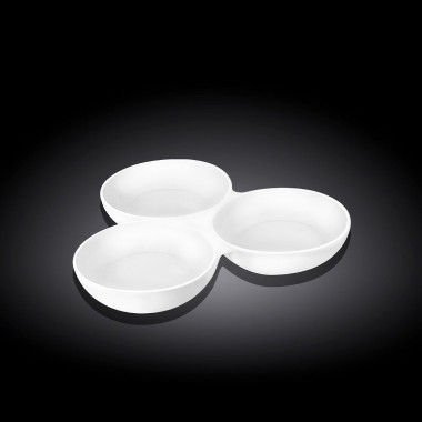 Менажница 3-х секц. 25,5см (Wilmax) WL-992772/А &mdash; Posudio