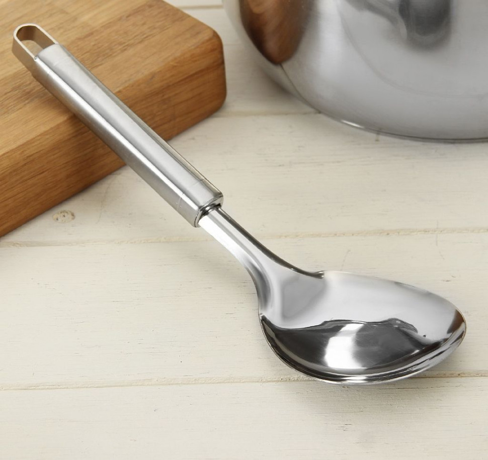 Ложка гарнирная "Основа" 25см. фото 1 — Posudio