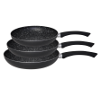 Набор сковородок 3пр., черный PA1003 &mdash; Posudio