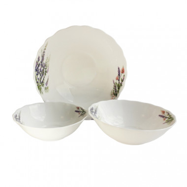 Набор салатников 3пр. (15см, 18см, 23см) "ЛАВАНДА" &mdash; Posudio