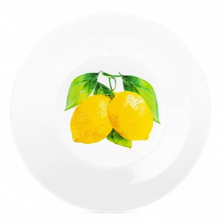Тарелка обеденная СИМПАТИЯ 25см ЛИМОНЫ — Posudio