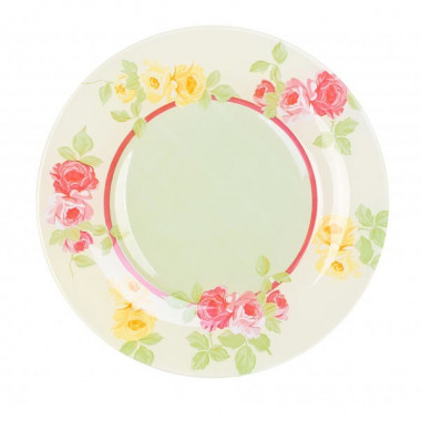 Обеденная тарелка 25см Luminarc Romantic Garden J7896 — Posudio