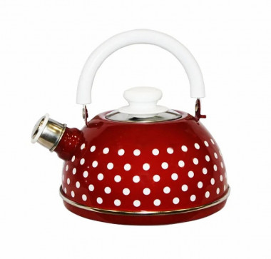 Чайник 2,5л конс. красн- борд — Posudio