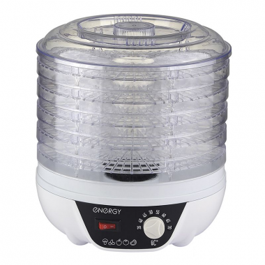 Электросушилка ENERGY EN-551  для продуктов (5 поддонов диам 25 см, 230Вт) — Posudio