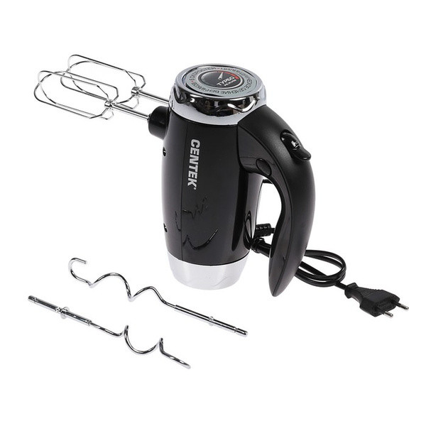 Миксер CENTEK CT-1115 350ВТ  черн/хром фото 1 — Posudio