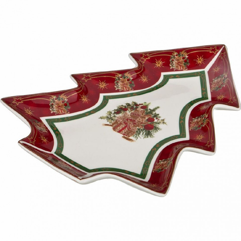 Блюдо Christmas 26*21см фото 1 — Posudio