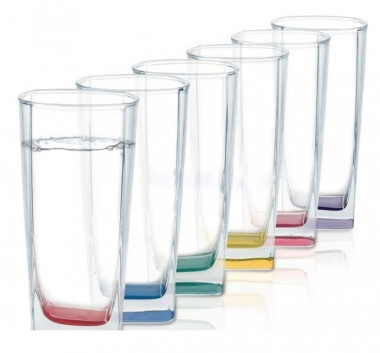 Набор стаканов STERLING RAINBOW 330мл.высокий 6шт. &mdash; Posudio