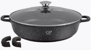 Сотейник 5,1л алюм. с крышкой 30 см, GP-2890 &mdash; Posudio