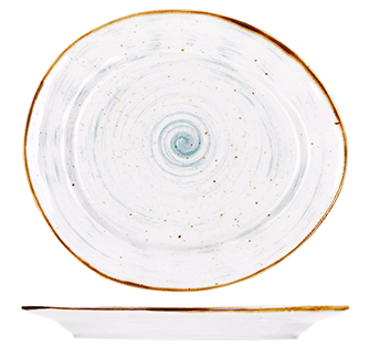 Тарелка мелкая. Пастораль 19,5см зелен &mdash; Posudio