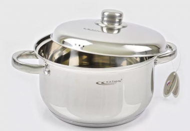 Кастрюля 4,5л 22см, Катунь Гретта, КТ04-D-45m — Posudio