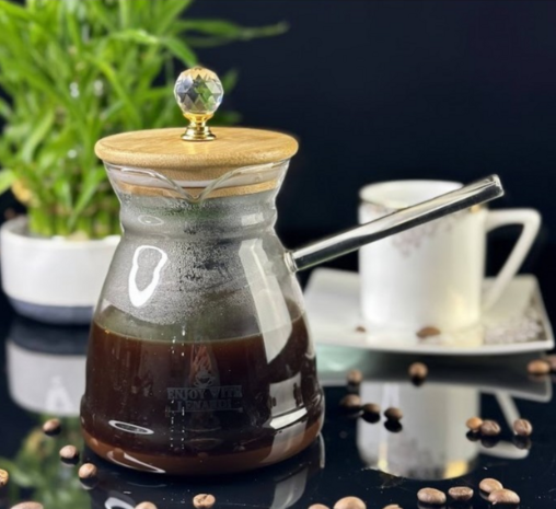 139-048 Турка 600мл. в под.уп.(х24)Стекло фото 1 — Posudio