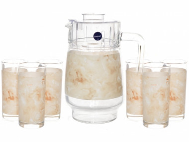 Набор питьевой 7пр.МАРБЛ БЕЖ — Posudio