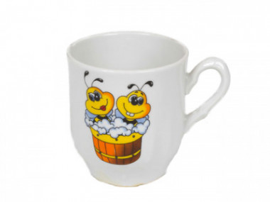 Кружка школьная 250см. "ПЧЕЛЫ" &mdash; Posudio