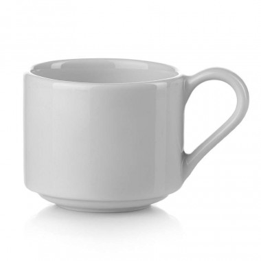 Акция Чашка stackable 90см3 бел.1с (Башкирский фарфор) — Posudio