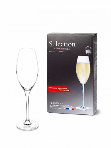 Набор фужеров для шампанского СЕЛЕКШН 240мл 2шт — Posudio