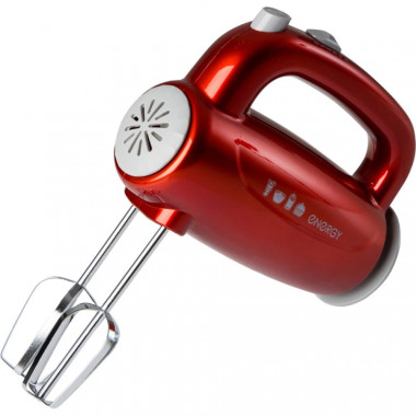 Миксер ENERGY EN-295R, 5 скоростей, 300 Вт, красный &mdash; Posudio
