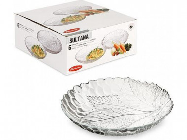 Набор тарелок из закаленного стекла 6 шт Pasabahce Sultana 10285B — Posudio