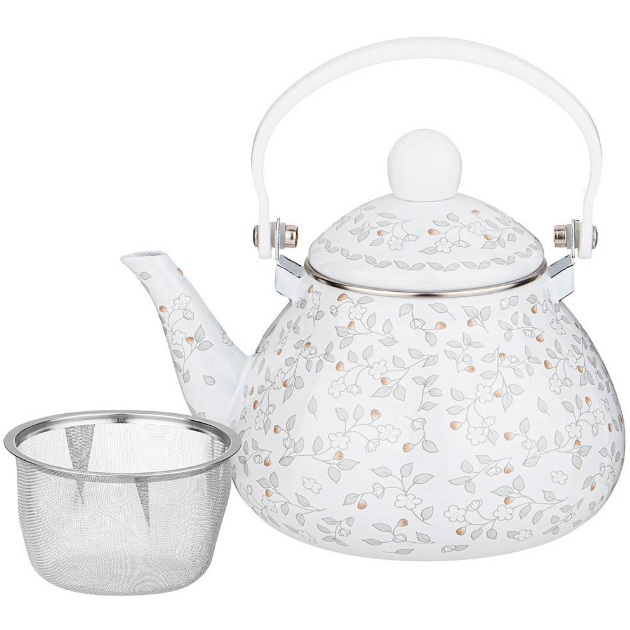 ЧАЙНИК AGNESS  ЭМАЛИРОВАННЫЙ, 1,3 Л фото 1 &mdash; Posudio