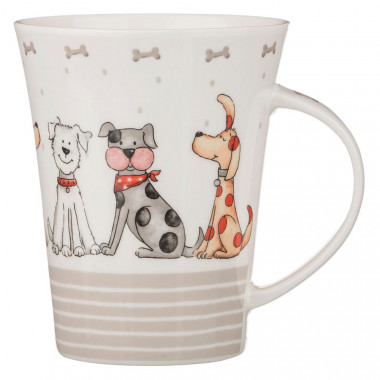 Кружка 300мл &quot;Собаки&quot; 1334/18SL — Posudio