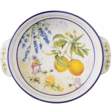 Блюдо для запекания Прованс Лимоны  17*15*4,5см. &mdash; Posudio